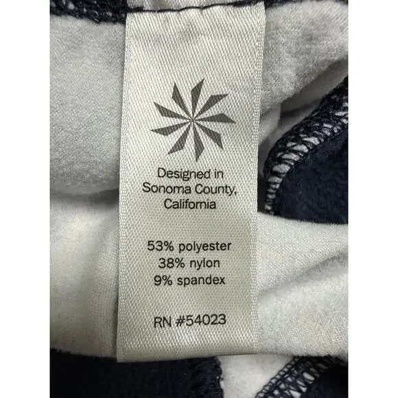 Athleta Polartech Fleece Leggings Navy/Pink Size M *EUC - Picture 9 of 10